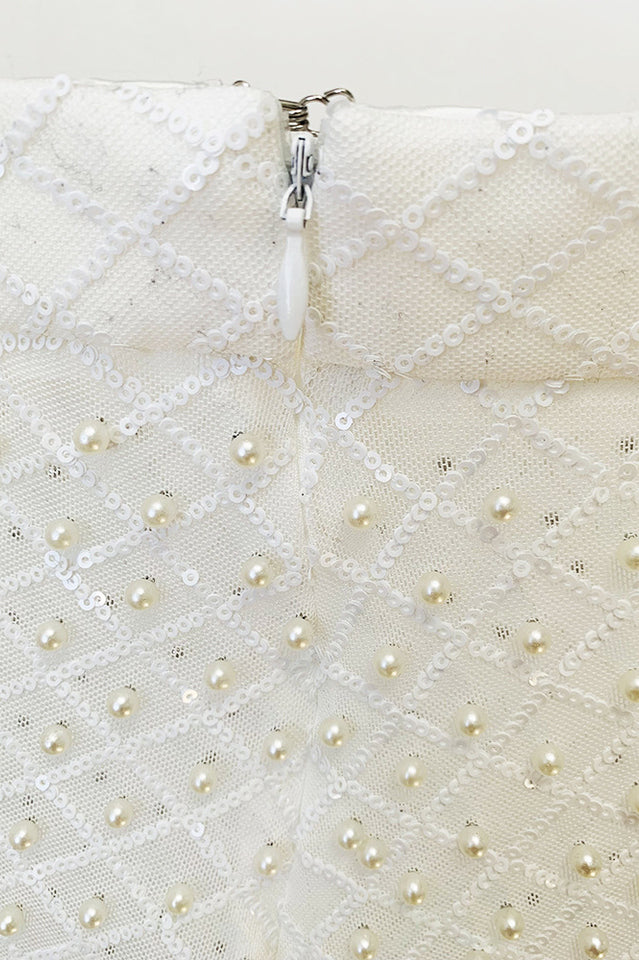 Ossie Pearl Embellished Cutout Blazer Set | Dress In Beauty