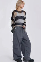 Vintage Parachute Cargo Pants - TEVQA