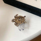 Sea Turtle Acetate Hair Claw Clip - View 7 | TEVQA