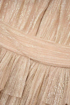 Asymmetric Tiered Formal Dress - View 7 | TEVQA