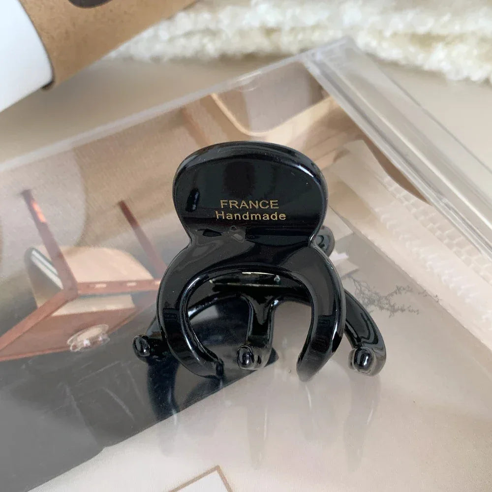 Small Acetate Octopus Hair Clip - View 6 | TEVQA