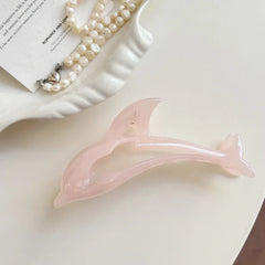 Jelly Dolphin and Scallop Shell Hair Claw Clips - View 10 | TEVQA