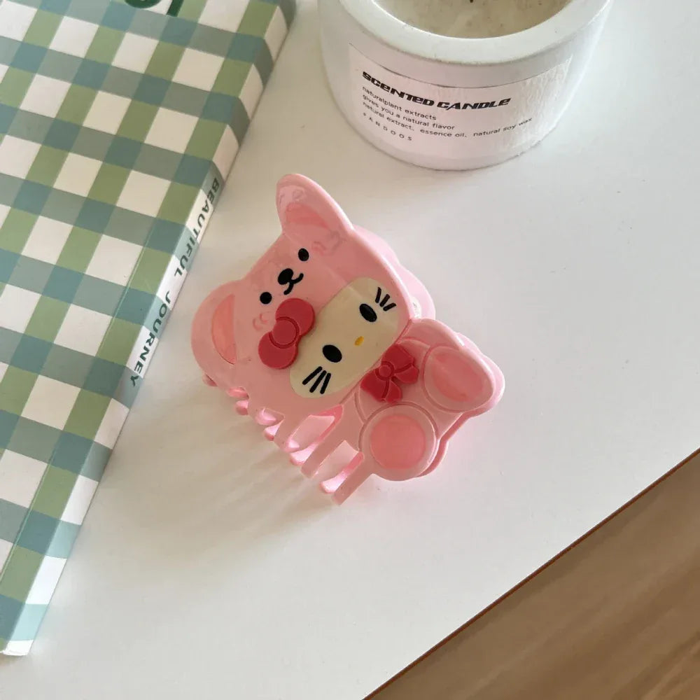 Kawaii cartoon bunny hair claw clip - View 7 | TEVQA
