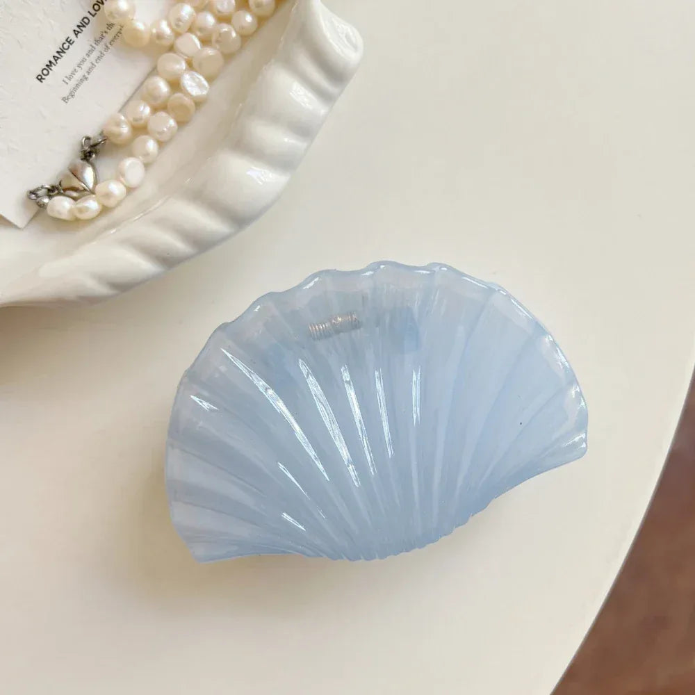 Jelly Dolphin and Scallop Shell Hair Claw Clips - View 7 | TEVQA