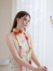 Y2K Gradient Skinny Scarf - TEVQA