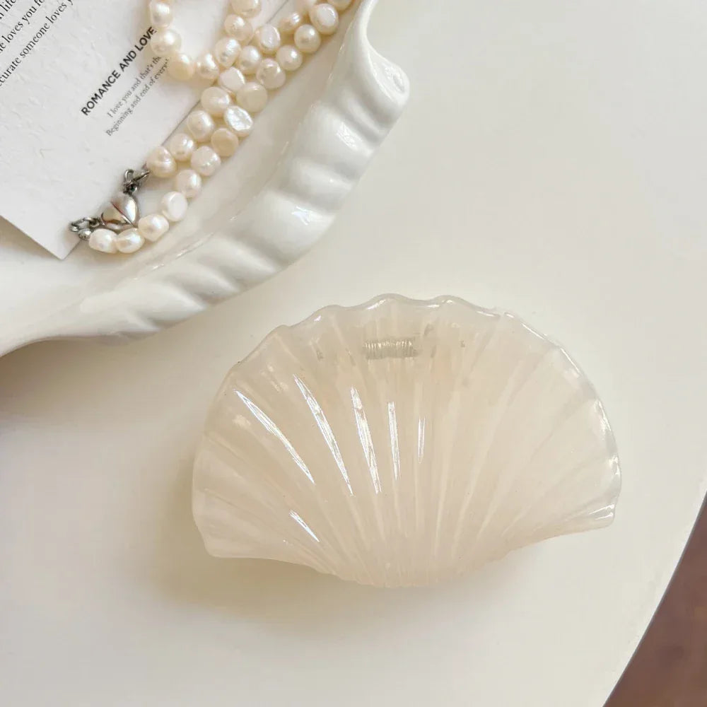 Jelly Dolphin and Scallop Shell Hair Claw Clips - View 9 | TEVQA