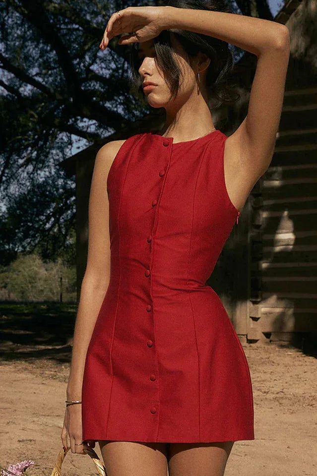 Bethany Sleeveless Bodycon Mini Dress - TEVQA