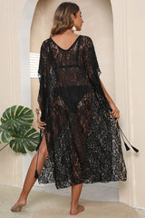 Dolman Sleeve Loose Style Lace Cover Up | Dress In Beauty