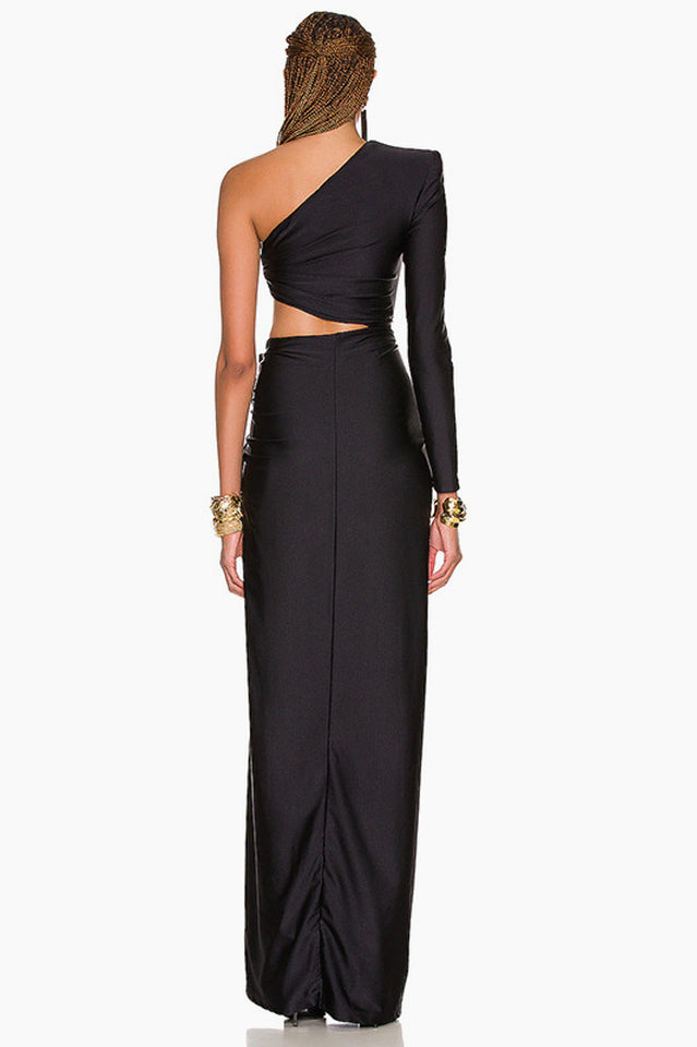 Gathered Single Shoulder Dress | Dress In Beauty