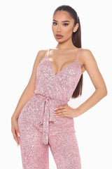Can't Hide The Shine Sequin Jumpsuit | Dress In Beauty