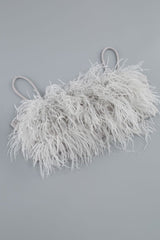 Aleyna Feather Top + Sequin Skirt Set | Dress In Beauty