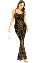 Sequin mermaid formal dress with lace-up back - View 7 | TEVQA