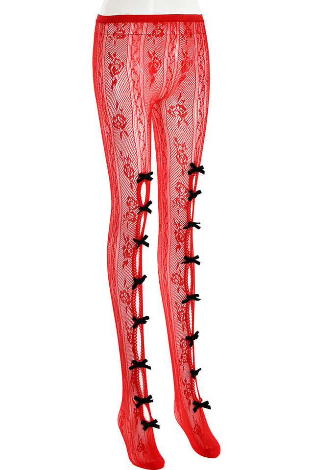 Next Level Sweetheart Lace Tights | Dress In Beauty