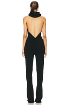 Backless Hooded Jumpsuit With Slip Pockets - TEVQA