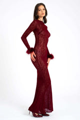 Patricia Leopard Burnout Velvet Backless Dress | Dress In Beauty