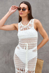 Nicole Knit Long Cover Up | Dress In Beauty