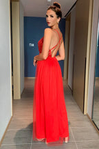 Sequin Tulle Evening Gown - View 12 | TEVQA