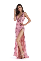 Floor Length Sequin Maxi Dress - View 6 | TEVQA