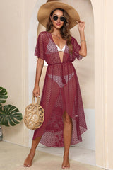 Tied Sheer Cover Up Cardigan | Dress In Beauty