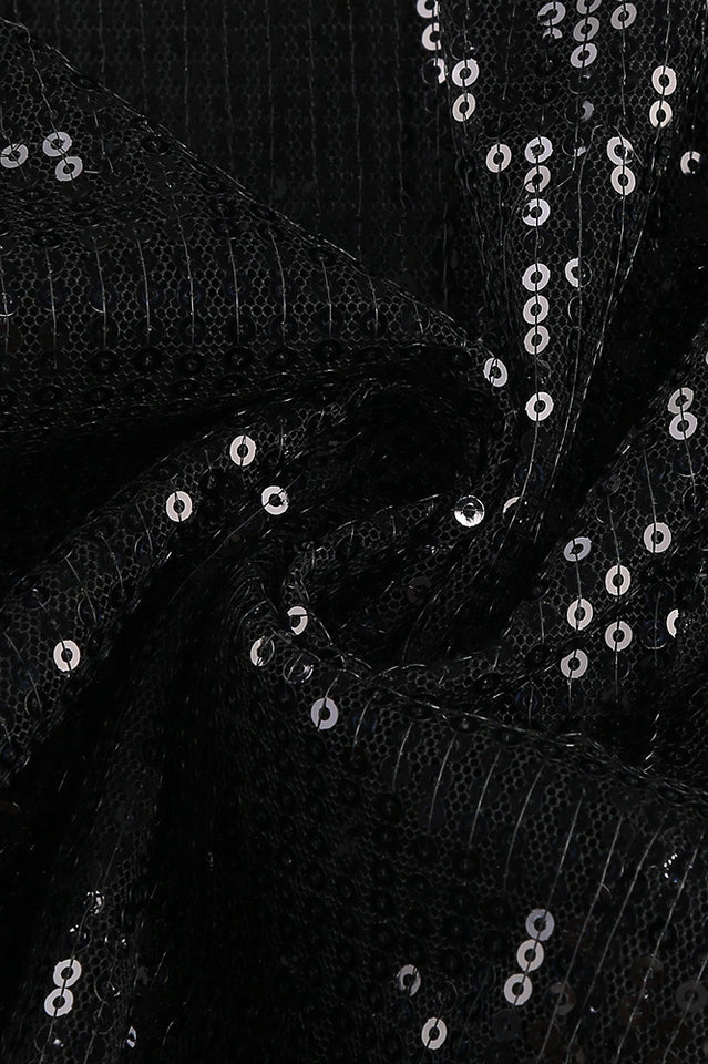 Rosette Cut Out Sequin Maxi Dress | Dress In Beauty