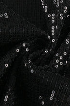 Sequin maxi dress with floral applique - View 6 | TEVQA
