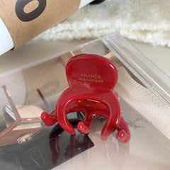 Small Acetate Octopus Hair Clip - View 8 | TEVQA