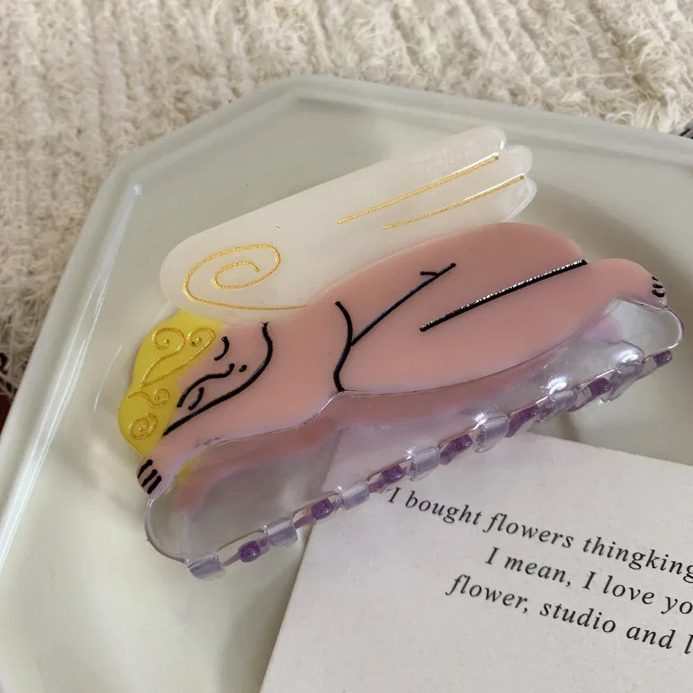 Whimsical Acetate Pet Lover Hair Clip & Comb Collection (Cat & Dog) - TEVQA