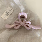 Elegant ribbon bow hair claw clip - View 7 | TEVQA