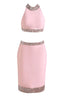Charlee Two Piece Set Pink - View 9 | TEVQA