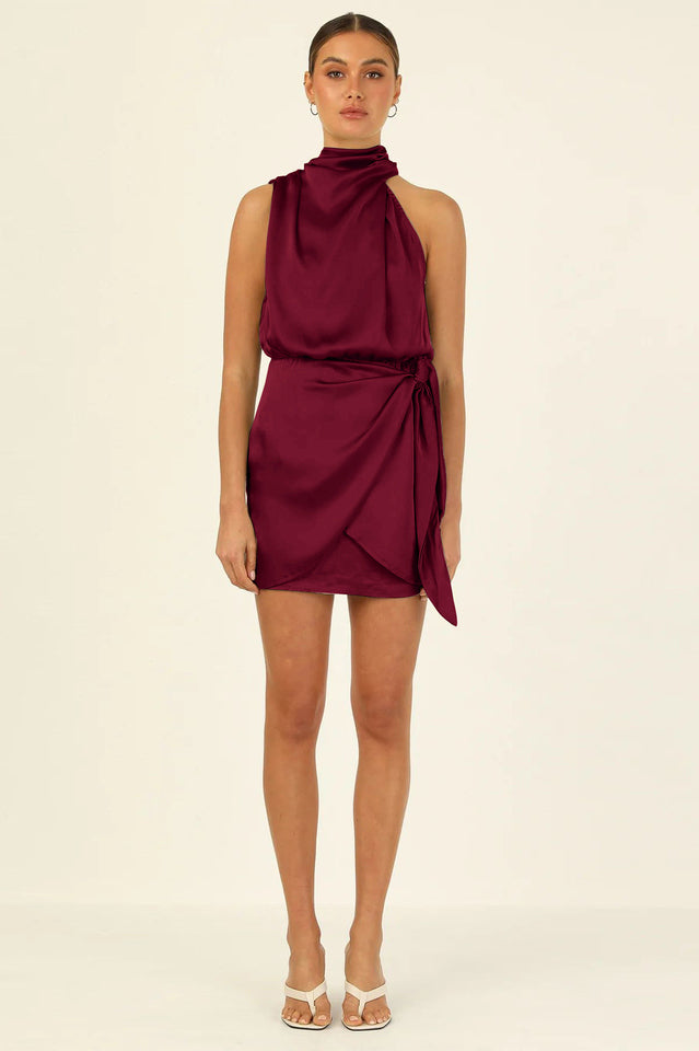Santorini Satin Mini Dress | Dress In Beauty