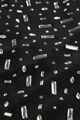 Square Rhinestone Mesh Midi Dress | Dress In Beauty