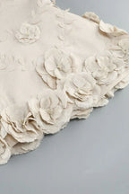 Strapless floral mini dress - View 7 | TEVQA