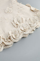 Bice Nude Strapless Bustier Flower Dress | Dress In Beauty