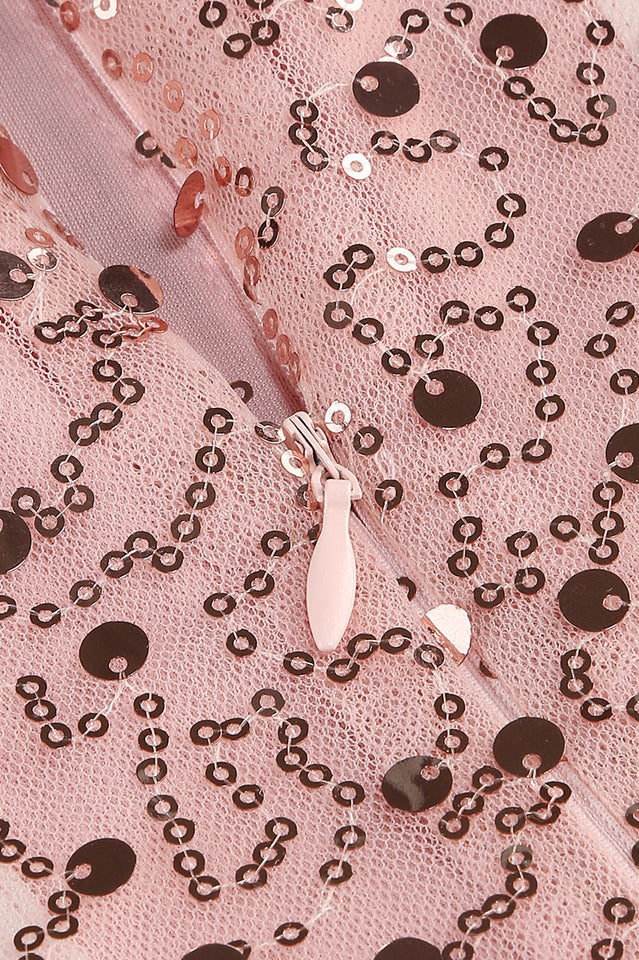 Strapless Sequin Corset Maxi Dress | Dress In Beauty