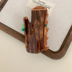 Whimsical Woodland & Farm Acetate Hair Claw - TEVQA