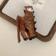 Whimsical Woodland & Farm Acetate Hair Claw - TEVQA