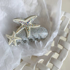 Sparkling Starfish Rhinestone Hair Claw Clip - View 8 | TEVQA