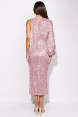 One-Shoulder Slit Bodycon Dress | Dress In Beauty