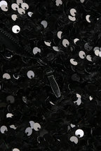 One Shoulder Sequin Lace Gown - View 9 | TEVQA