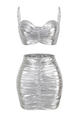 Bauer Ruched Bralette + Riley Skirt Set | Dress In Beauty