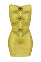 Embellished Cut Out Mini Dress - View 11 | TEVQA
