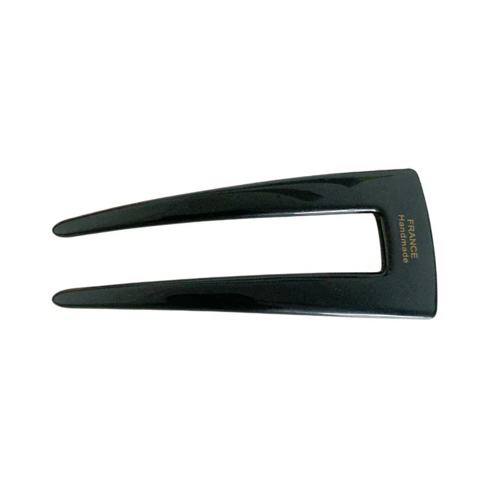 French Design Acetate U-Shape Hair Pin (3.7 Inch) - TEVQA Main image