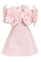 Chabela Flower Off-Shoulder Mini Dress - View 14 | TEVQA