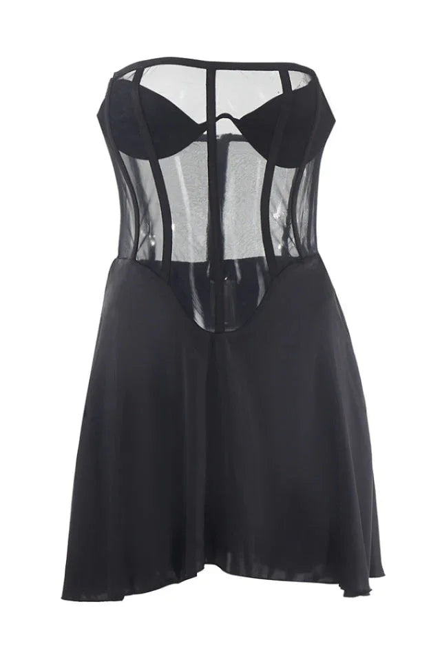 Gemma Strapless Corset Dress - View 13 | TEVQA