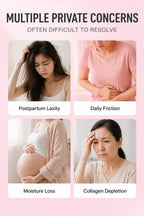 Visuals depicting common skin concerns addressed by the product