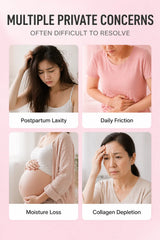 Visuals depicting common skin concerns addressed by the product