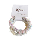 Textured Bouclé Elastic Hair Ties (2 or 3-Pack Sets) - TEVQA