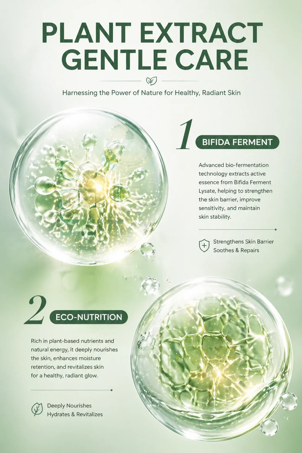Gentle pH Balancing Cleansing Mousse bottle with botanical illustrations - View 7 | TEVQA