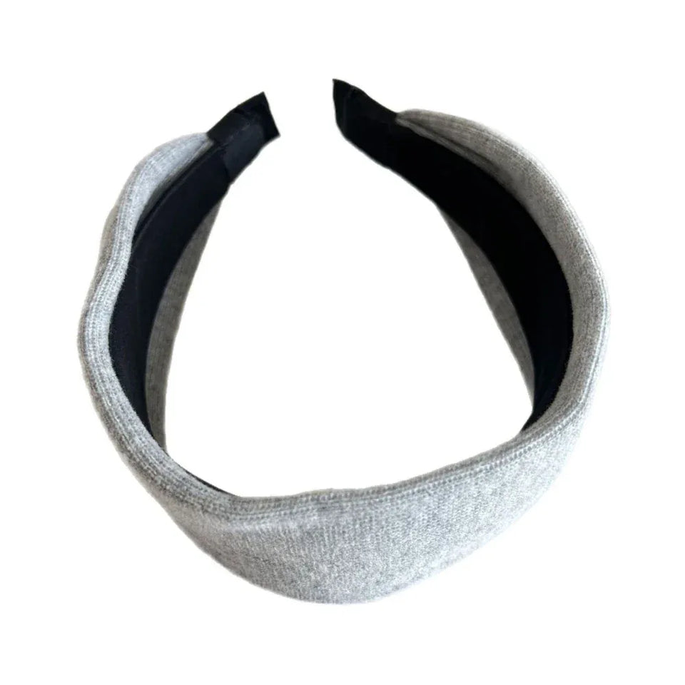 Wide Padded Knit Headband - 2.4 Inch Fashion Statement Hairband - TEVQA Main image