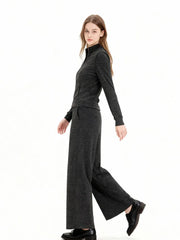 Comfy Chic Striped Two-Piece Set - TEVQA